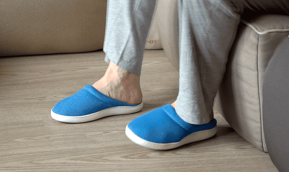 Dettaglio del gel rilassante nelle Ciabatte Gel 2x69